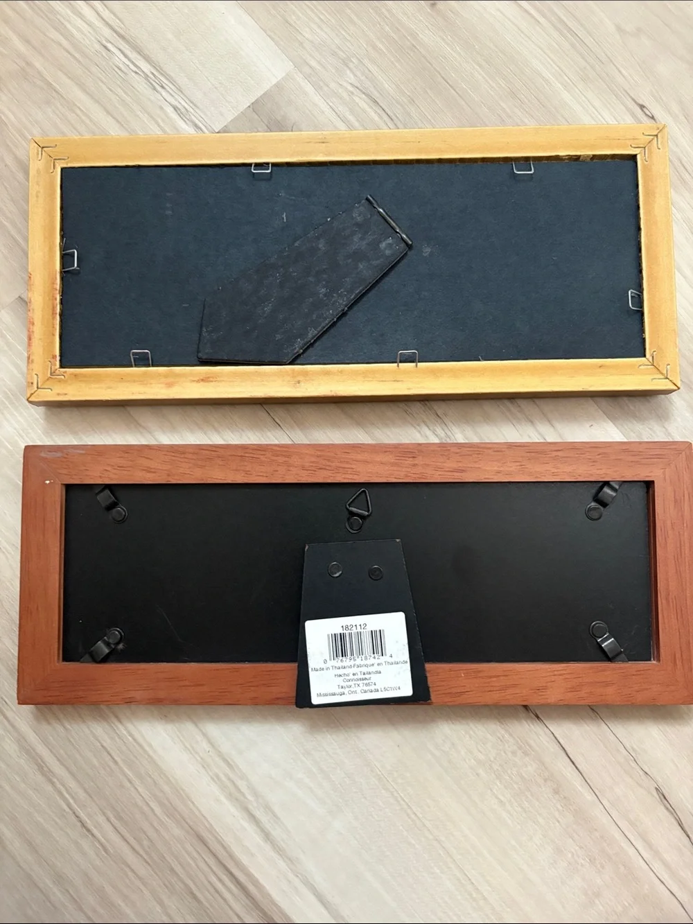 Two picture frames